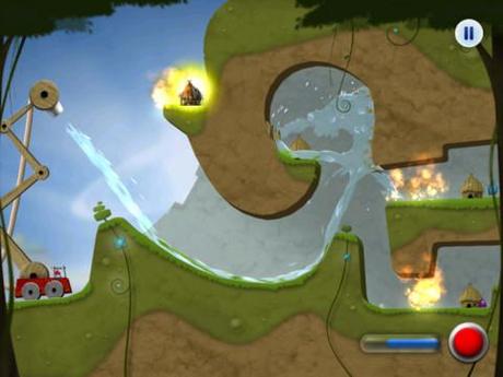Sprinkle: Water splashing fire fighting fun! Cooles Puzzle mit sehr realistischer Physik