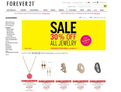 Forever21 Shopping Tipp Jewelry Sale