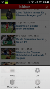 Fußball-Apps für Android