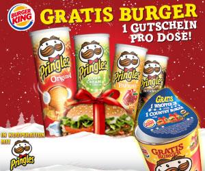 Gratis Burger bei Burger King dank Pringles-Aktion
