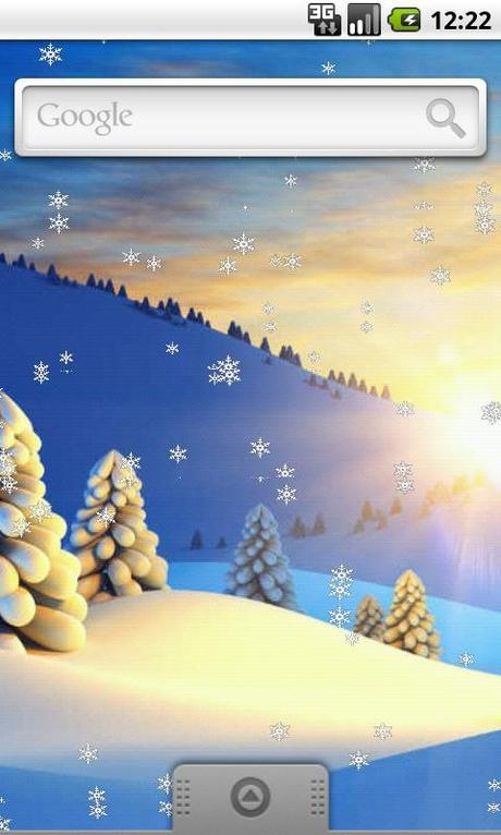 Schnee Live Wallpaper Gratis – Auch dein Android Phone darf in Weihnachtsstimmung kommen