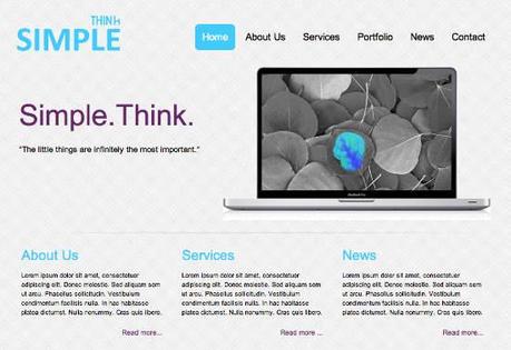 thinksimple 10 aktuelle und kostenlose HTML5 & CSS3 Website Templates