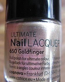 [Swatch] Catrice Nail Lacquer - Goldfinger