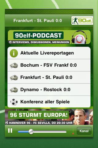 Für Fußball-Fans: 90elf Fussball Bundesliga Live Saison 2011/2012