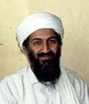 English: Osama bin Laden as he is interviewed ...