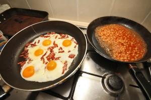 Breakfest with Eggs and Bacon