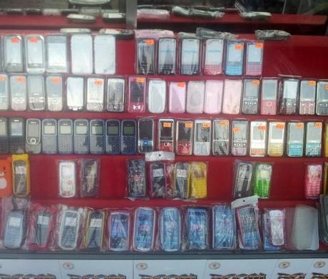 Cambodia: Cheap Chinese Mobile Phones dominating.
