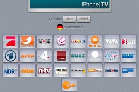 iPhone TV - Kostenlos Fernsehen mit iPhone und iPad Deutsch