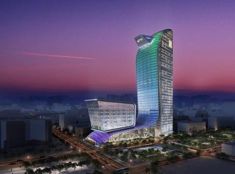 Phnom Penh: CANADIA Tower gets competition from VATTANAC Capital Tower.