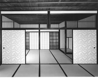 Ishimoto Yasuhiro: Katsura – Zentraler Raum der Haupthalle, 1960, © Ishimoto Yasuhiro