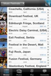 World Festival Guide – auf iPad, iPhone, iPod touch und Sie wissen, wo welches Festival – Event stattfindet!