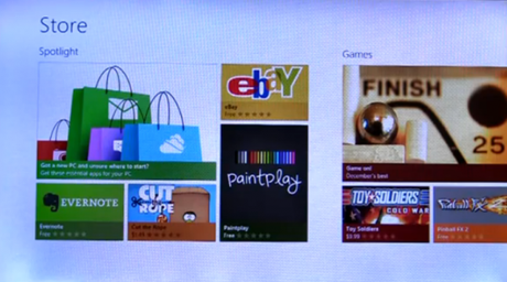 Windows 8 Store zeigt sich [Video]