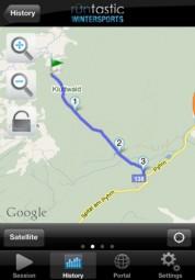 runtastic Wintersport PRO – GPS-Tracking und Statistik auf dem iPhone für Wintersportfans