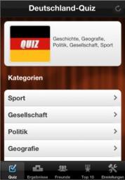 Deutschland-Quiz –  testen Sie Ihr Wissen über Deutschland auf iPad, iPhone, iPod touch