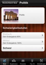 Deutschland-Quiz –  testen Sie Ihr Wissen über Deutschland auf iPad, iPhone, iPod touch