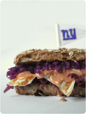 Vegetarian Reuben Super Bowl Sandwich