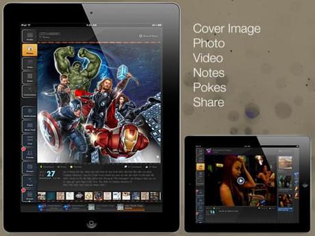 Glänzt mit zahlreichen Funktionen auf dem iPad: Fera for Facebook