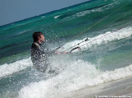 Kite-Surfer in Action