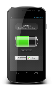 Akku-Battery für Android bringt den Akkustand in eure Statusleiste