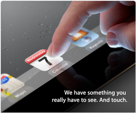 Apple verschickt Einladungen für die iPad 3 Keynote am Mittwoch, den 07. März in San Francisco Apple verschickt Einladungen für die iPad 3 Keynote am Mittwoch, den 07. März in San Francisco