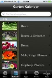 Garten Kalender – auf dem iPhone und Sie wissen, was im März zu tun ist