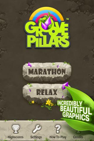 Groove Pillars – Klassisches Match-3 Puzzle mit verschiedenen Icons