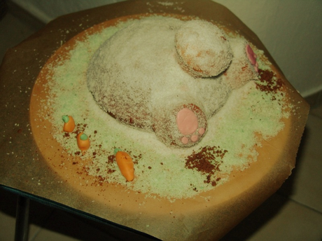 Bunny Butt Cake