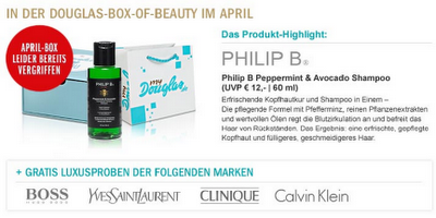 Preview: Douglas Box of Beauty April 2012