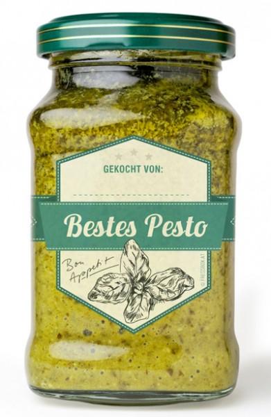 Fressbox Pesto Glas Label zum selber basteln