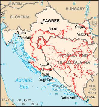 Landminen in Bosnien und Herzegowina