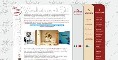 Onlineshop Wohntattoos.de Onlineshop Wohntattoos.de