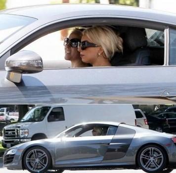 Lady Gaga und ihr Audi R8 GT