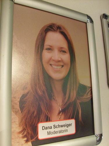 Moderatorin Dana Schweiger Moderatorin