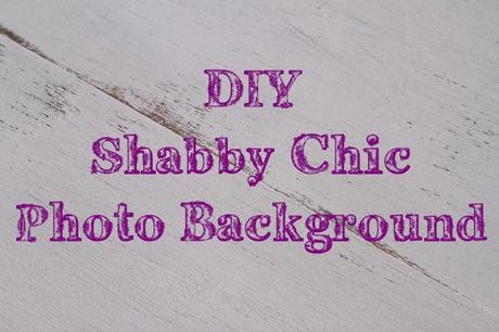 DIY Shabby Chic Photo Background