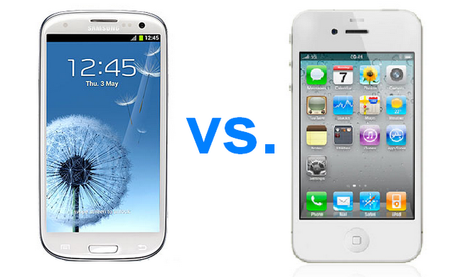 Samsung Galaxy S3 gegen iPhone 4S [Vergleichs Video]
