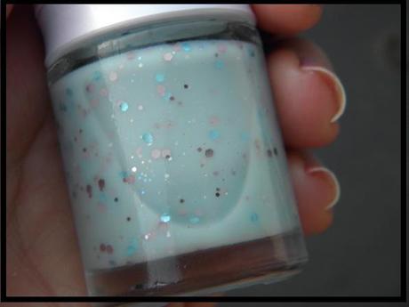 Review Tonymoly Nagellack Glitter GS08 Milkyway Review Tonymoly Nagellack Glitter GS08 Milkyway