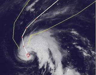 Tropischer Sturm SANVU ist jetzt fast ein Taifun, Sanvu, Taifun Typhoon, Taifunsaison, Taifunsaison 2012, 2012, Mai, Pazifik, Satellitenbild Satellitenbilder, Japan, Vorhersage Forecast Prognose, Verlauf, Zugbahn,