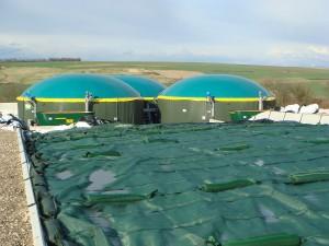 Die Biogasanlage in Bischheim, Donnersbergkreis, Quelle: juwi