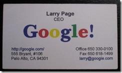 Larry Page Erste Karte Google