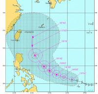 Taifun GUCHOL (BUTCHOY) bedroht eher Japan als China, Guchol, aktuell, Taifunsaison, Taifunsaison 2012, 2012, Juni, Vorhersage Forecast Prognose, Japan, China, Taiwan, Philippinen,