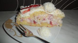 Die Raffaello-Erdbeer-Torte!