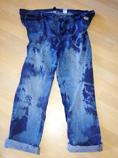 DIY: Plus Size Jeans in Batik-Optik stylen DIY: Plus Size Jeans in Batik-Optik stylen