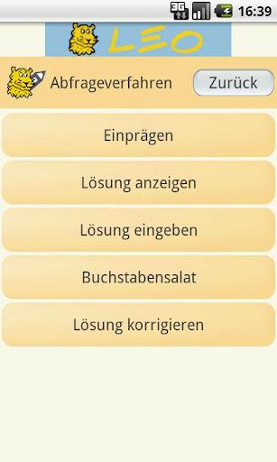 LEO Wörterbuch – Die Android App des bekannten LEO Online-Übersetzungsportal