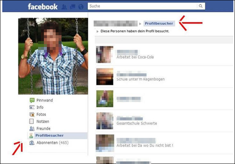 Facebook : Wer hat mein Profil besucht !?