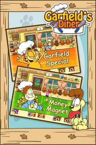 Garfield’s Diner – Tolle Aufbausimulation und Management-App mit dem allseits bekannten Lasagne-Liebhaber