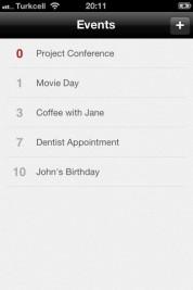 Days Left – Simple event management für das iPhone, momentan kostenlos erhältlich