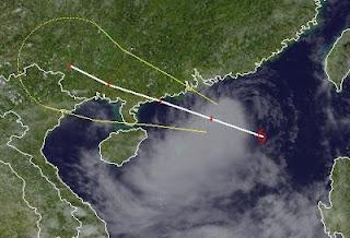 Tropischer Sturm DOKSURI jetzt bei Hong Kong - Sturmwarnung aktiviert, Doksuri, Dindo, aktuell, Hongkong, Sturmwarnung, Juni, 2012, Taifunsaison 2012, Satellitenbild Satellitenbilder, 2012,