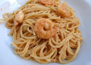 Essen ist fertig: Rosa Garnelensauce …meine Lieblingssauce zu Spaghetti