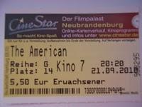 The American (21.09.2010)