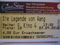 Die Legende von Aang (07.09.2010) Die Legende von Aang (07.09.2010)